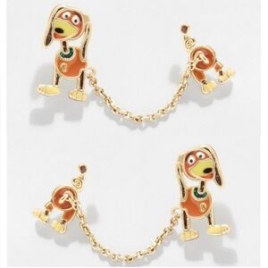 BaubleBar Pixar Toy Story Slinky Dog Gold Earrings